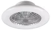 LED Deckenventilator STRALSUND Ø49cm Silber Fernbedienung Produktbild-Vorschau 12