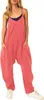 ASKSA Salopette d'été pour femmes Jumpsuit sans manches Voir les images du produit 1