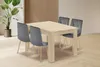 Eetset - Leobert - Libra - Eikenhout/Eikenhout Sonoma/Grijs Productafbeelding-voorbeeld 12