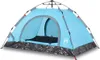 vidaXL Campingzelt 3 Personen Blau Quick Release Produktbild-Vorschau 1