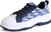 A single sneaker shown from a side-diagonal angle against a white background.