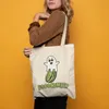 Booocumber Gurkenmotiv Jutebeutel Geschenkidee Halloween Produktbild-Vorschau 4