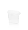 A clear, studio shot of a transparent plastic container with a lid, isolated on a white background. Náhled obrázku produktu
