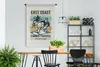 MuchoWow® Wandteppich Wandbehang Surfbrett - Meer - Strand Produktbild-Vorschau 3