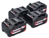 Metabo Akku Set 4x Li-Power Akkupack 18 V 4,0 Ah CAS Li-Ion Produktbild-Vorschau 2