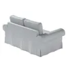 Dekoria Bezug für Backabro 2-Sitzer Sofa ausklappbar, grau, Produktbild-Vorschau 2