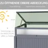 Jardin surélevé Outsunny en bois avec serre à herbes Voir les images du produit 6