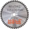 Holzboss ® HM-Sägeblatt 315 x 30 mm - nagelfest SWZ 48 x Produktbild-Vorschau 2