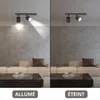 ZMH Plafondlamp LED, zwarte plafondspot, plafondlamp, GU10 Productafbeelding-voorbeeld 13