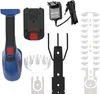 A collection of garden trimming tools and accessories laid out on a white background. Náhled obrázku produktu