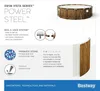 A diagram illustrating the features of a Bestway Power Steel Swim Vista Series pool. Produktbild-Vorschau