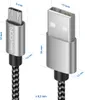 deleyCON 0,30m Nylon Micro USB Kabel Ladekabel Datenkabel Produktbild-Vorschau 2