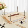 Buchpresse aus Holz, 20,5x25,2 cm, DIY-Buchbinderei-Set Productafbeelding-voorbeeld