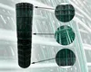 A roll of green wire mesh fencing is shown with three close-up insets highlighting the mesh pattern. Produktbild-Vorschau