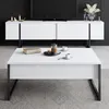 Skye Decor, Luxe - White, Black, Couchtische, Weiß, 90 x 40 Produktbild-Vorschau 2
