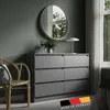 Home Collective Kommode mit 6 Schubladen Kommode Holz Produktbild-Vorschau 1