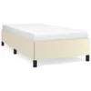 Design Möbel Bettgestell Creme 90x200 cm Kunstleder - 2024 Produktbild-Vorschau 2