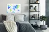 MuchoWow® Poster Weltkarte - Aquarell - Grün - Blau 60x40 Produktbild-Vorschau 4