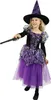 RAPPA Costume da strega per bambini viola (S) Anteprima dell’immagine prodotto 3