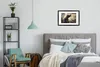 MuchoWow® MuchoWow® Gerahmtes Poster Elefant mit Person in Produktbild-Vorschau 5