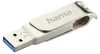 A silver Hama USB 3.0 flash drive on a white background. Produktbild-Vorschau