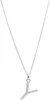Kette Smart Jewel Buchstabe Y mit Zirkonia Steine, Silber Produktbild-Vorschau 1