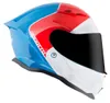Bogotto H153 BT SPN Bluetooth Helm, weiß/rot/blau, XS Produktbild-Vorschau 3