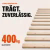 WOLKENLAND Lattenrost 140 x 200 cm | 14 Latten | Massivholz Produktbild-Vorschau 4
