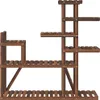 vidaXL Stojan na kvety 110x25x111 cm z masívneho jedľového Náhľad obrázku produktu 4