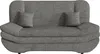 A studio shot of a gray sofa with two throw pillows. Náhled obrázku produktu