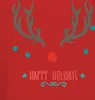 Happy Holiday Rudolph rote Nase - Weihnachten Produktbild-Vorschau 3