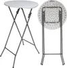 Stehtisch weiß Ø 60cm klappbar Partytisch Bistrotisch Produktbild-Vorschau 1