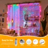 3x2M LED Lichterkette Innen 8 Lichtmodi Lichtervorhang USB Produktbild-Vorschau 4