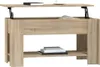 vidaXL Table basse en chêne Sonoma 101x49x52 cm Bois Voir les images du produit 6