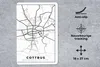 MuchoWow® Mauspad Mousepad Cottbus - Karte - Stadtplan - Produktbild-Vorschau 2