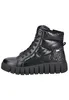 A black high-top boot with a thick sole and glitter accents on the heel. Anteprima dell’immagine prodotto