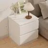 Rebiko Ložnicový noční stolek se zásuvkami malý bílý Loft Náhled obrázku produktu 7