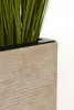 VIVANNO Pflanzkübel Fiberglas BLOCK Würfel, Streifenbeige Produktbild-Vorschau 6