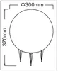 30 cm Ø Gartenkugel in Naturstein-Optik Produktbild-Vorschau 4