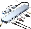 INF 8-in-1 Typ-C Hub Adapter für Laptops - Modell 2218TU Produktbild-Vorschau 1