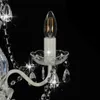vidaXL Lustre avec perles blanc rond 3×E14 Voir les images du produit 8
