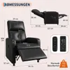 Fernsehsessel Elektrisch mit Liegefunktion, Massagesessel Produktbild-Vorschau 2