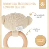 Bieco Greifling Baby Rassel | Ø 8cm, Länge 14cm | Niedliche Produktbild-Vorschau 4