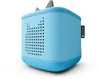A blue Tonies Toniebox with gray ears is shown against a white background. Produktbild-Vorschau