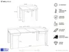 Quadratischer Esstisch Ausziehbar 100 bis 200 cm – Produktbild-Vorschau 3
