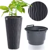Kvetináč Prosperplast SANDY SLIM antracit 29,7 cm Náhľad obrázku produktu 8