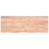 vidaXL Plan de toilette brun clair 140x50x(2-6) cm Bois Voir les images du produit 3