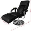 masážne kreslo vidaXL Black Imitation Leather Náhľad obrázku produktu 6