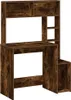 A wooden desk with shelves against a white background. Náhled obrázku produktu