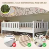 Crazy Pine Kinderbett 90x200 cm – Hohes Montessori Produktbild-Vorschau 4